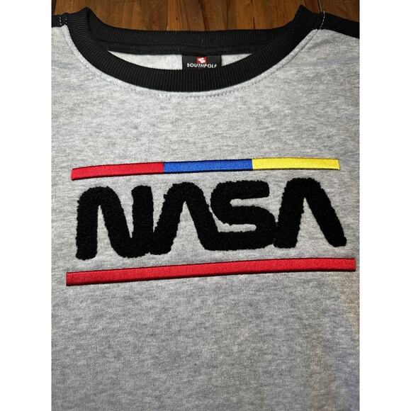 Southpole Jeans Juniors NASA Sweatshirt Size Medium Stitched - Picture 2 of 7